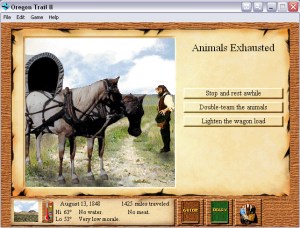 Oregon Trail II featured beautifully updated graphics