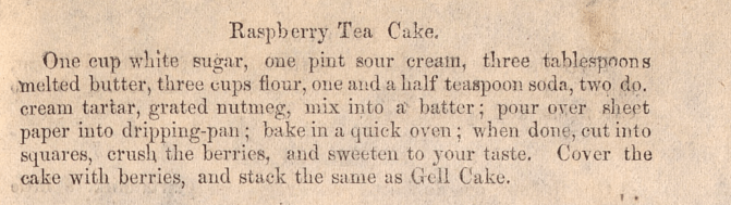 Raspberry Tea Cake